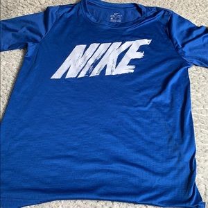 Nike blue t shirt